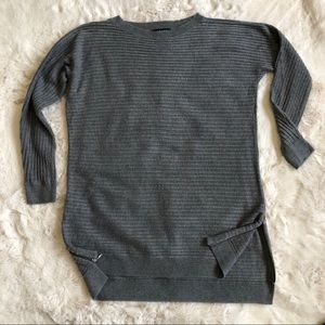 Trouve Zipper Tunic Sweater